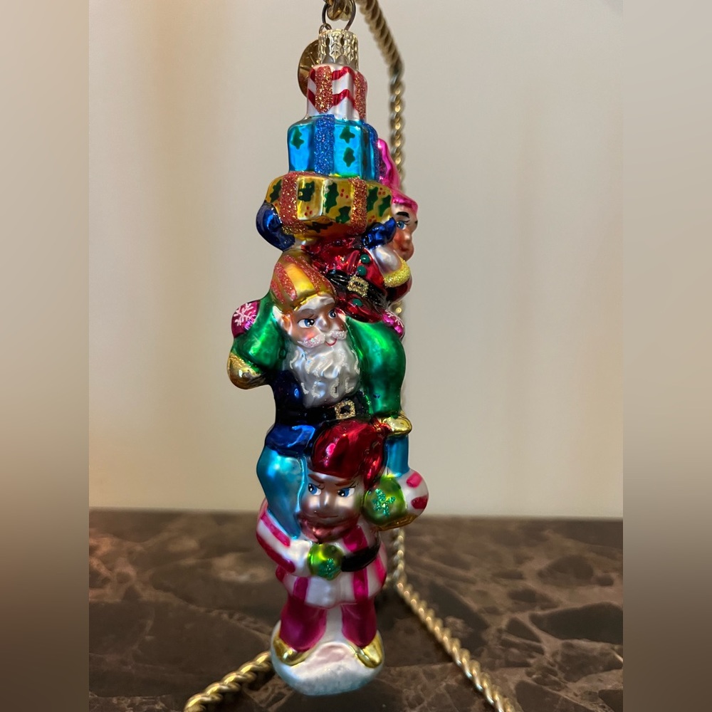 Christopher Radko VERTICAL MANAGMENT- Totem Pole Elves.